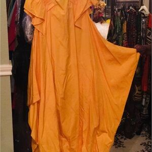 Elegant Yellow Women's Dress